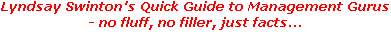 Management Gurus Quick Guide